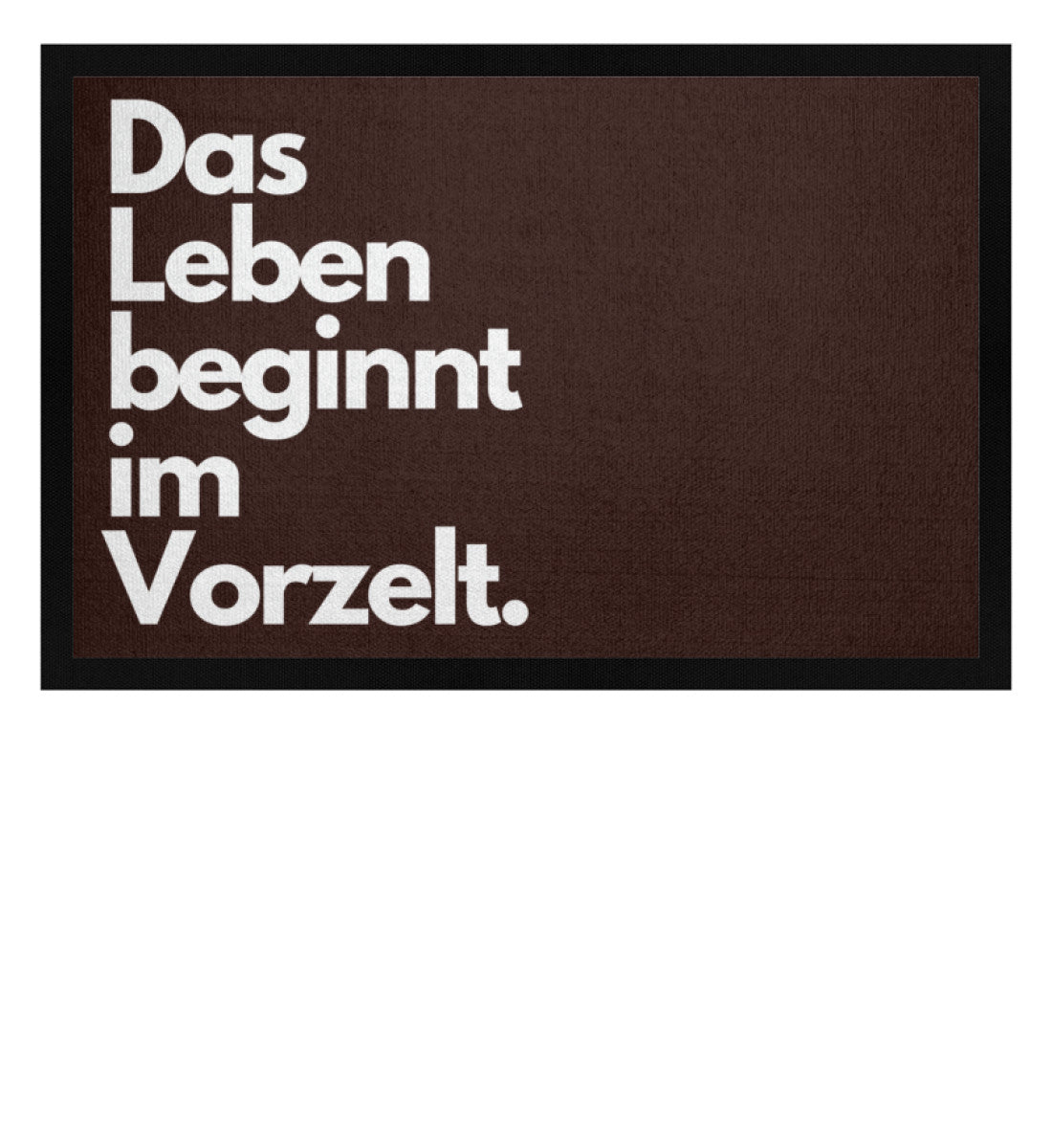 Vorzeltleben - Camping Fußmatte - LazyDonkeyDesign