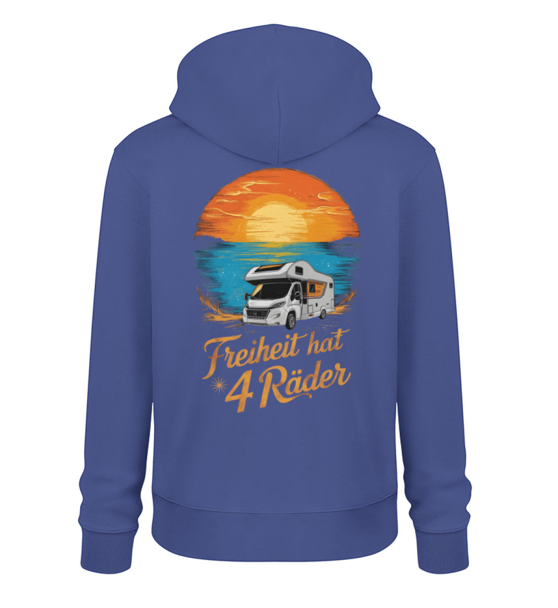 Freiheit hat 4 Räder - Damen Organic Hoodie - Wohnmobil - LazyDonkeyDesign