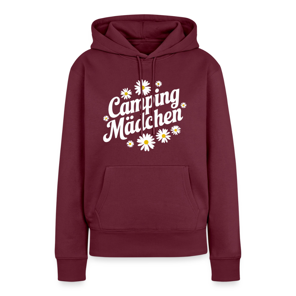 SPOD - Camping Mädchen - Damen Camping Hoodie - Burgunderrot