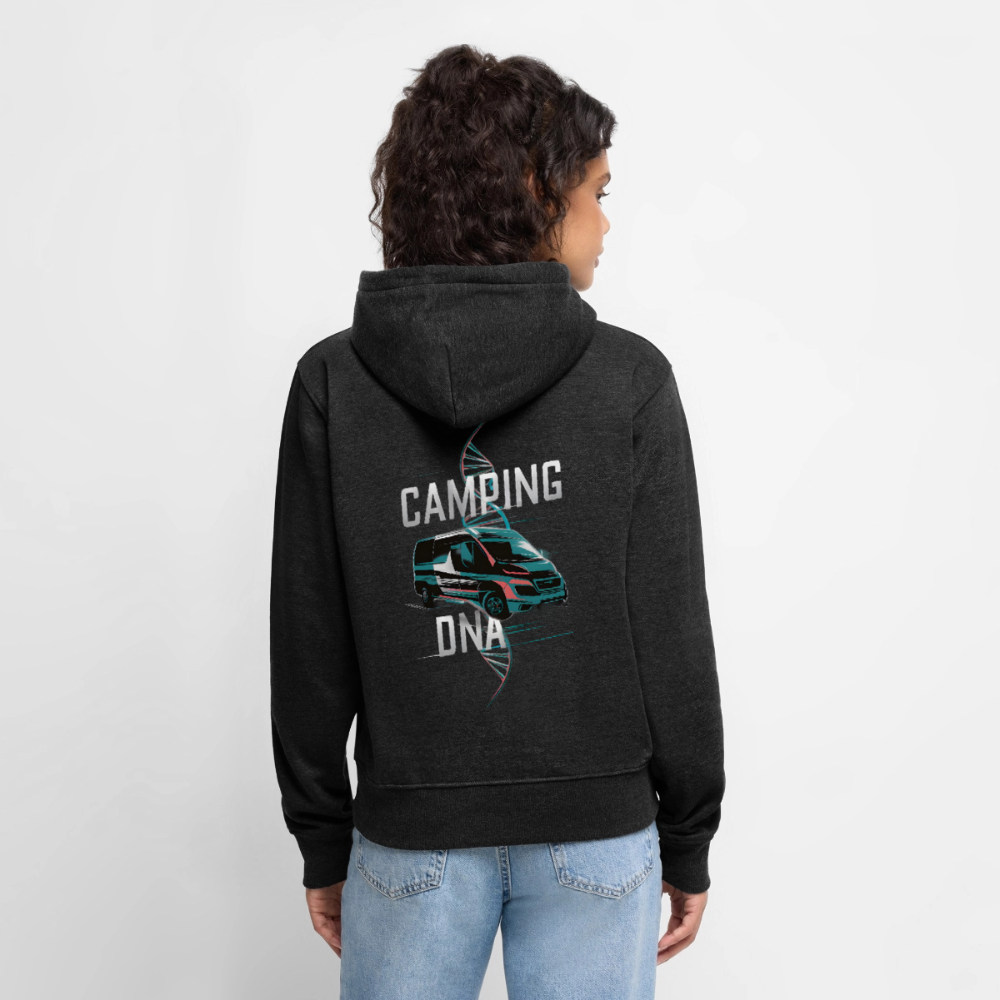 SPOD - Vanlife Camping DNA - Damen Camping Hoodie - Anthrazit meliert