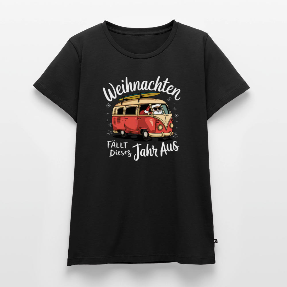 Kein Weihnachten - Damen Camping T-Shirt - Schwarz