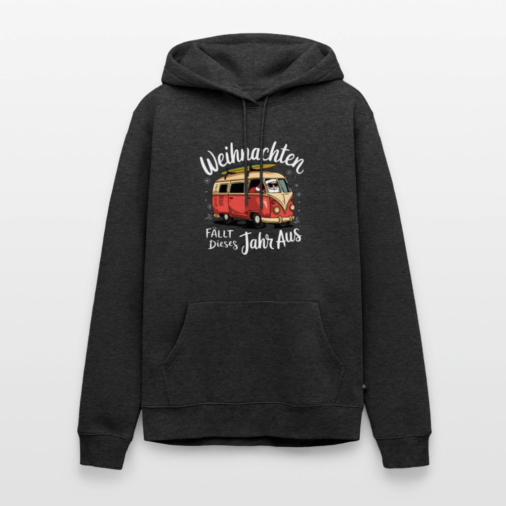 Kein Weihnachten - Herren Camping Hoodie - Anthrazit meliert