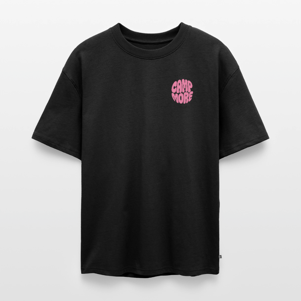 Camp More Worry Less – Oversized Camping T-Shirt Unisex
