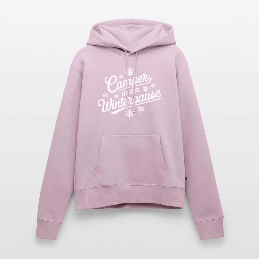 Camper im Winter - Damen Camping Hoodie - Altrosa
