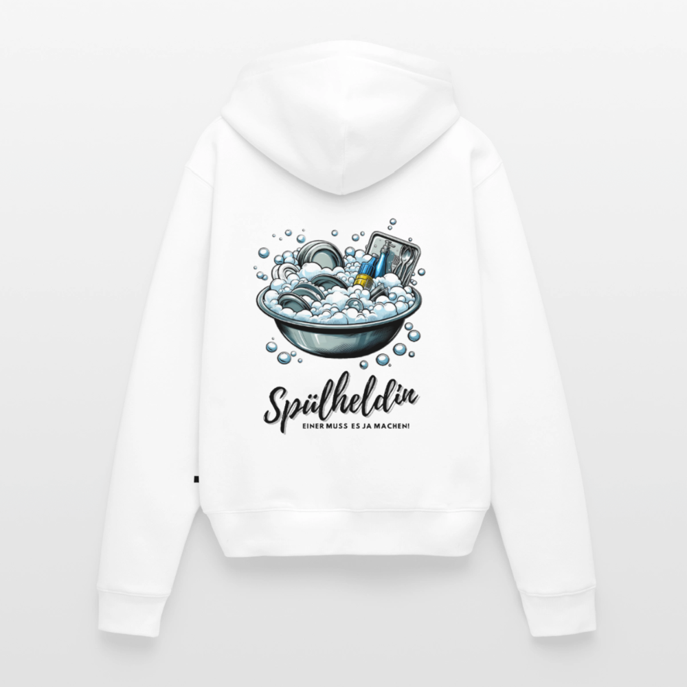 SPOD - Spülheldin - Damen Camping Hoodie - Weiß