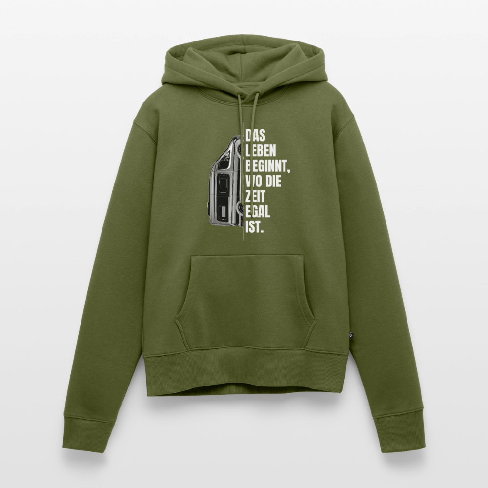SPOD - Camping ist Zeitlos - Damen Camping Hoodie - Vanlife - Khaki