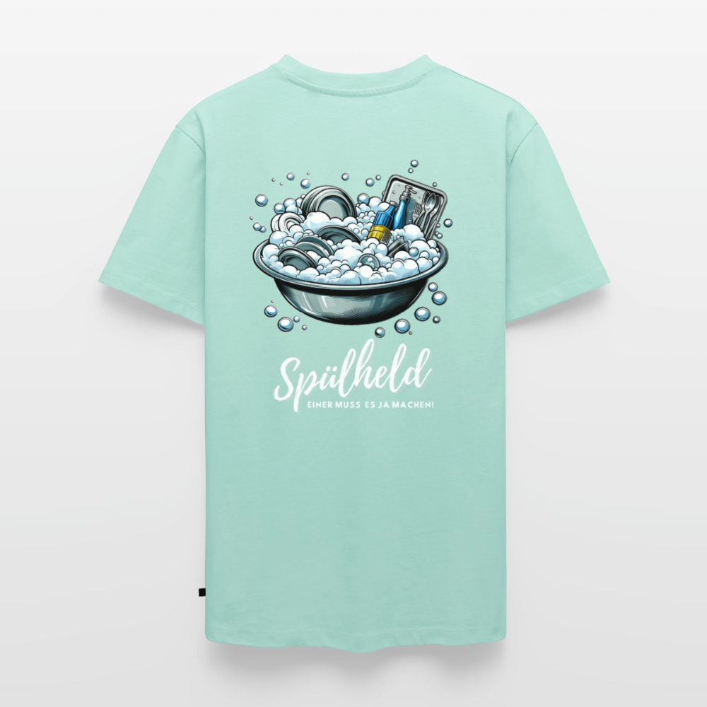 Camping Spülheld - Herren Camping T-Shirt - Mint