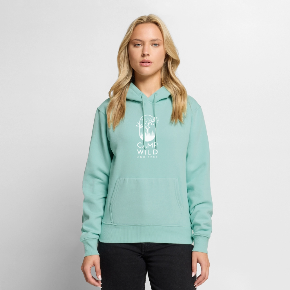 SS - Damen Hoodie - Wild and Free - Mint
