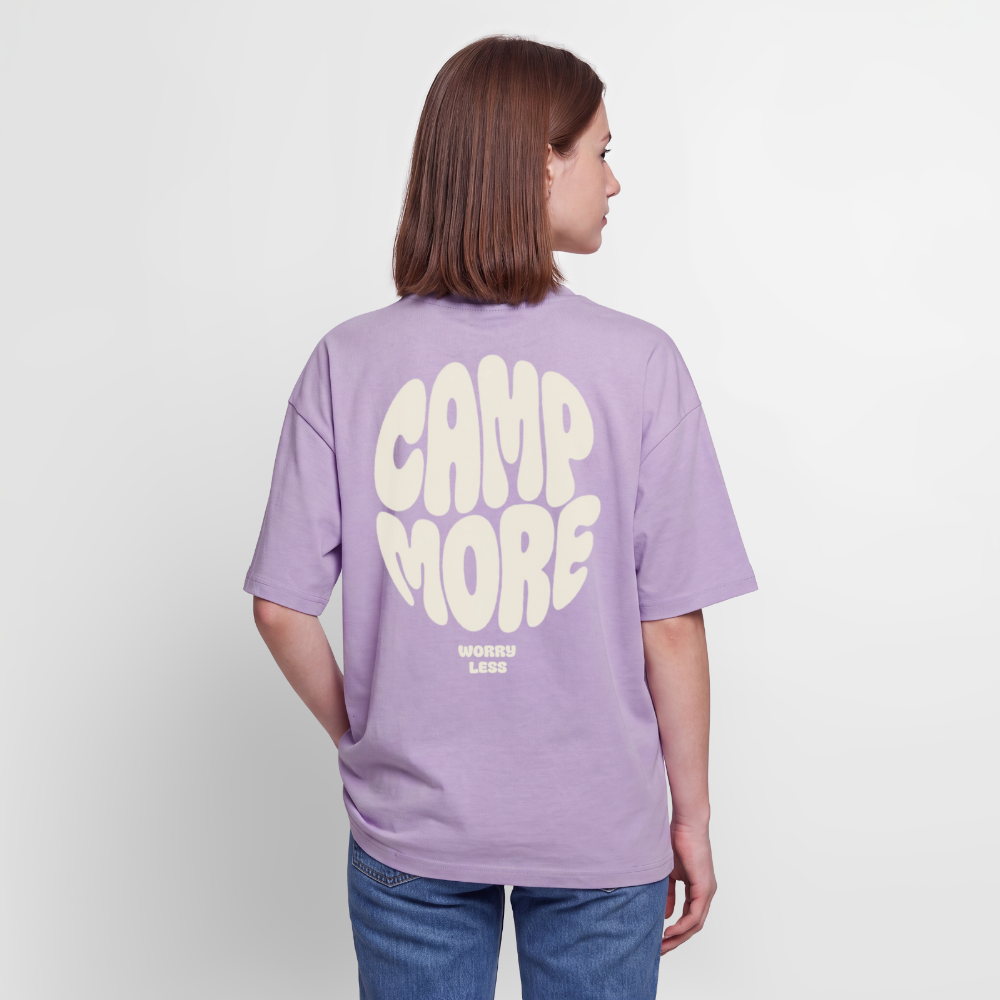 Camp More - Oversized Unisex T-Shirt - Lavendel