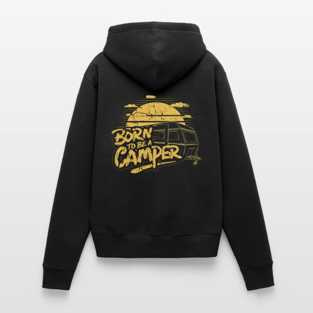 SPOD - Born to be a Camper - Damen Camping Hoodie - Schwarz