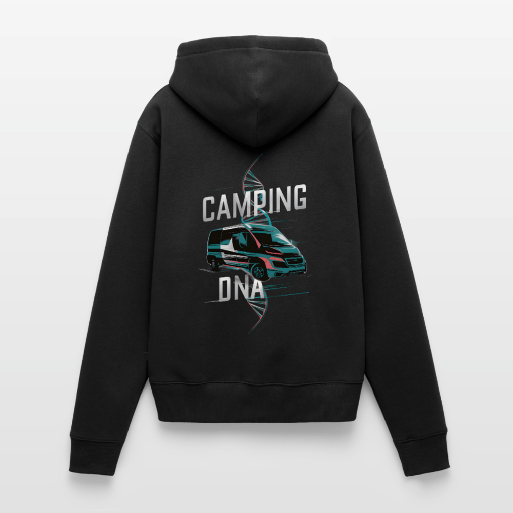 SPOD - Vanlife Camping DNA - Damen Camping Hoodie - Schwarz
