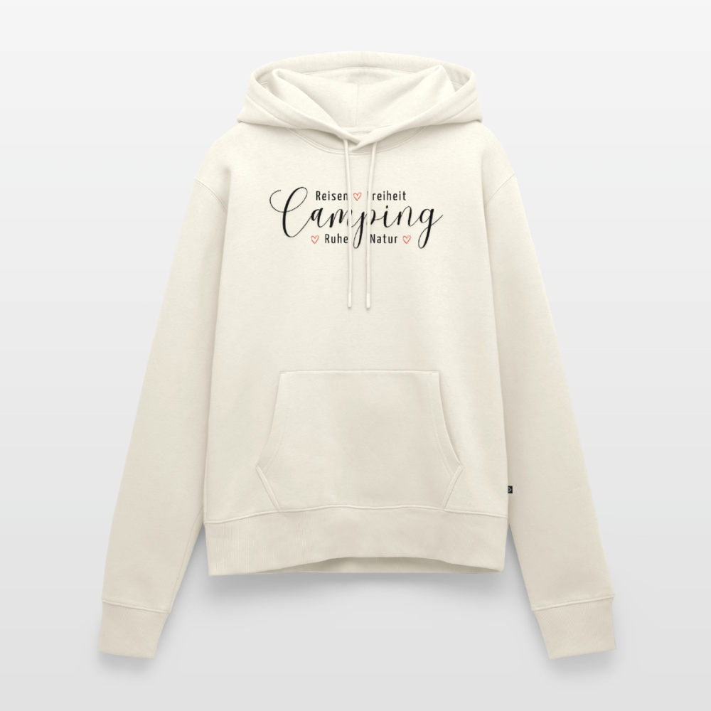 SPOD - Camping Werte - Damen Camping Hoodie - Naturweiß