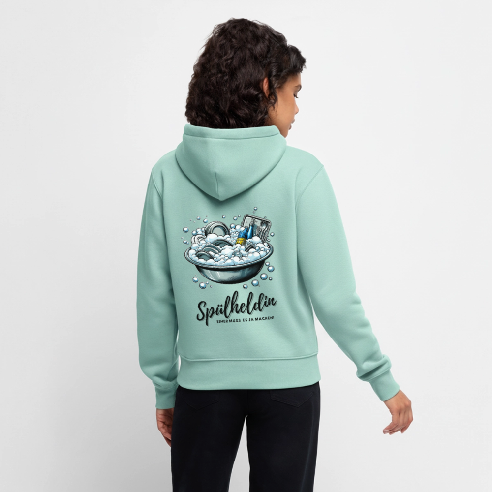 SPOD - Spülheldin - Damen Camping Hoodie - Mint