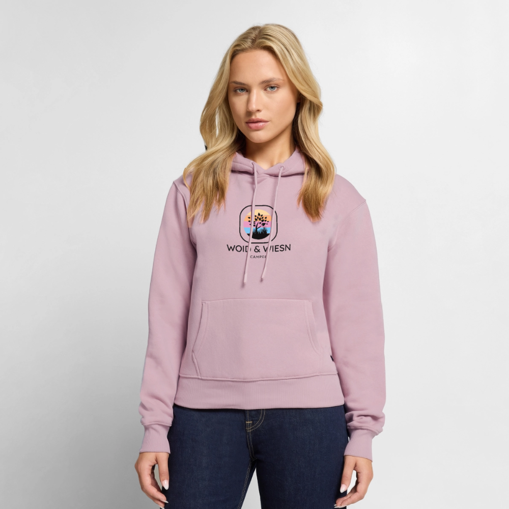Woid & Wiesn Camper - Damen Camping Hoodie - Altrosa