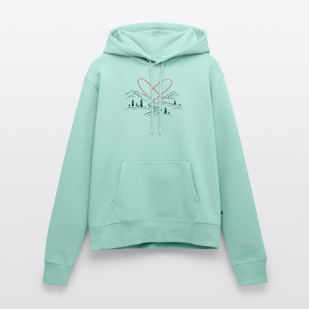 SPOD - Naturliebe - Damen Camping Hoodie - Mint