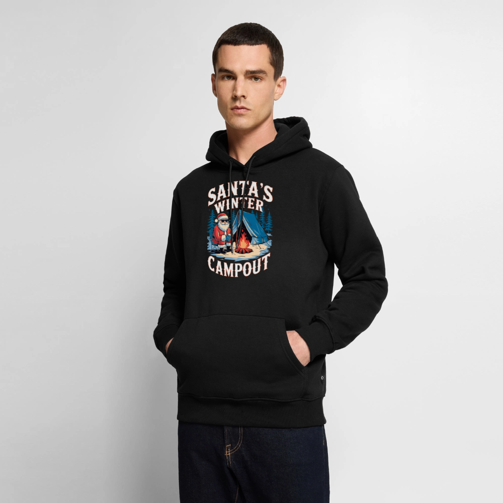 Santas Campout - Herren Camping Hoodie - Schwarz