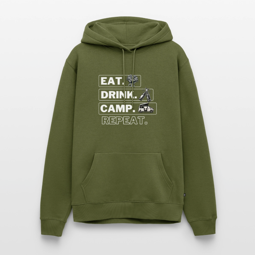 Eat Drink Camp - Herren Camping Hoodie - Bulli - Khaki