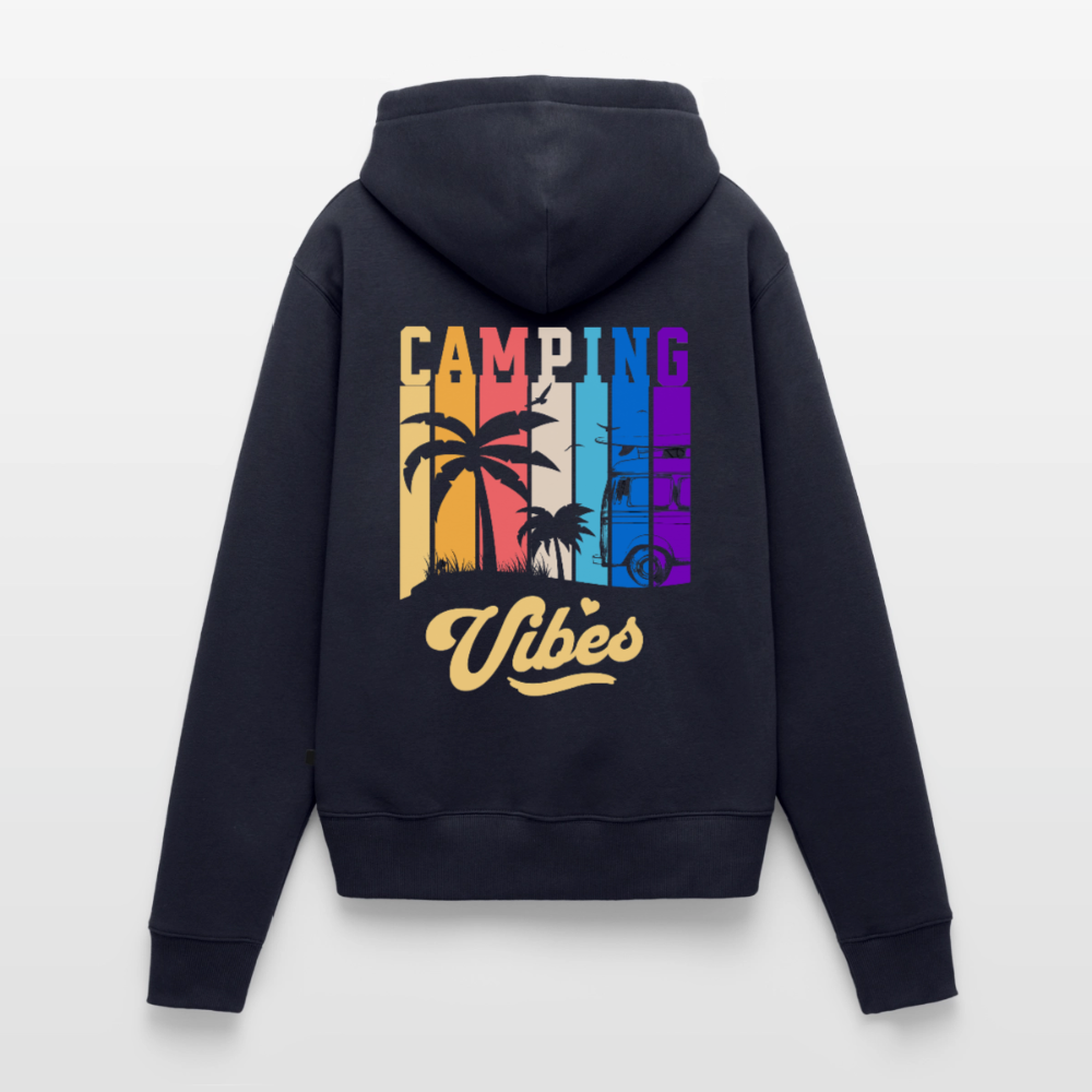 Camping Vibes - Damen Camping Hoodie - Navy