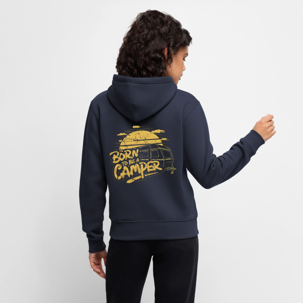SPOD - Born to be a Camper - Damen Camping Hoodie - Navy