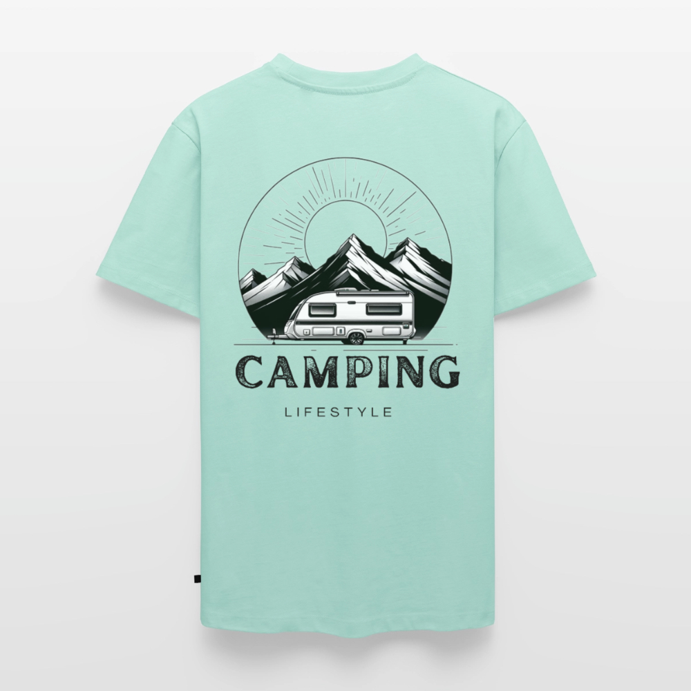 Camping Lifestyle - Herren Camping T-Shirt - Mint