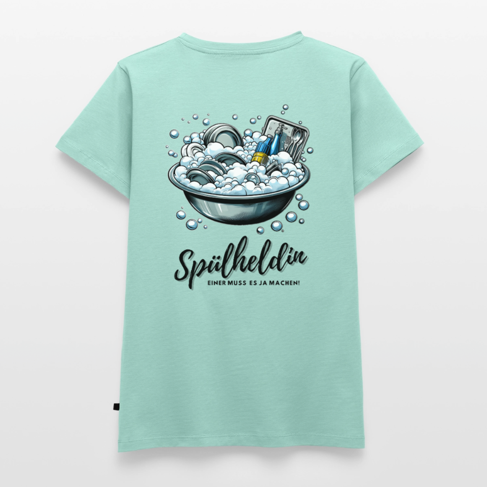 Spülheldin - Damen Camping T-Shirt - Mint
