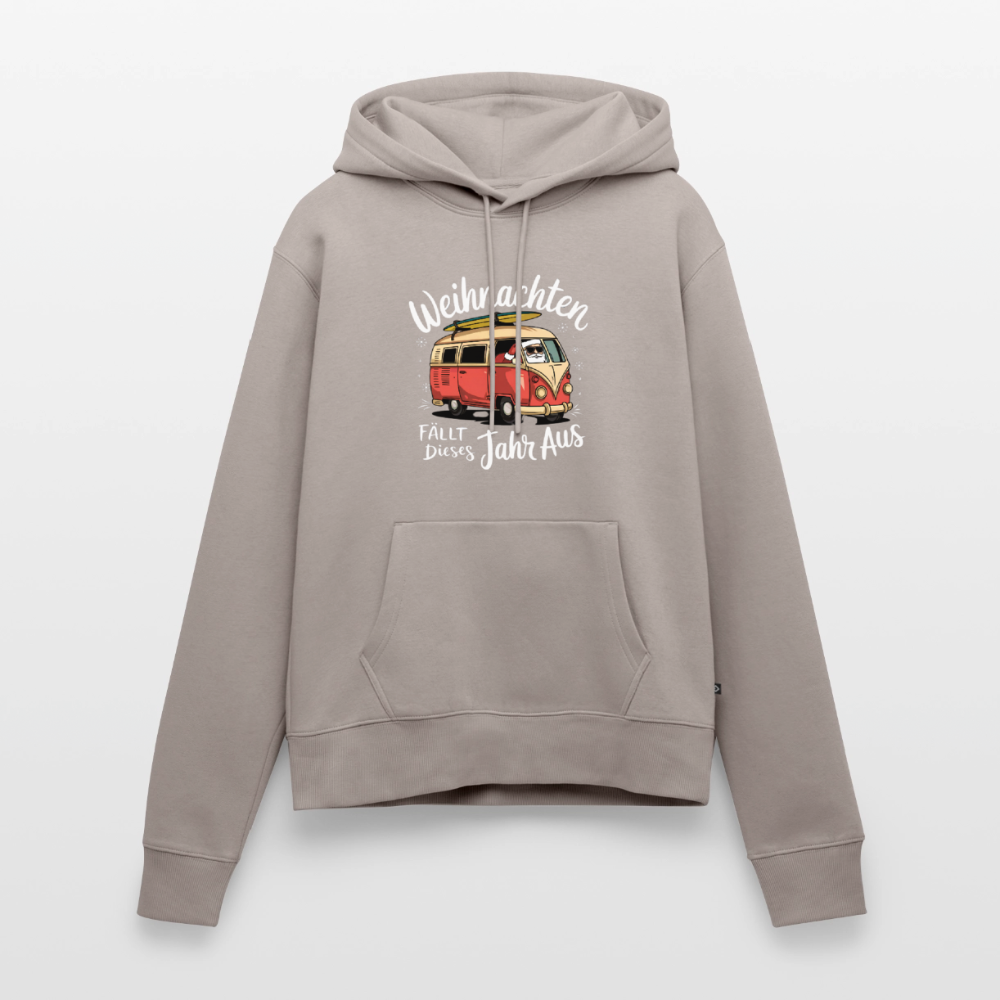 Kein Weihnachten - Damen Camping Hoodie - Taupe