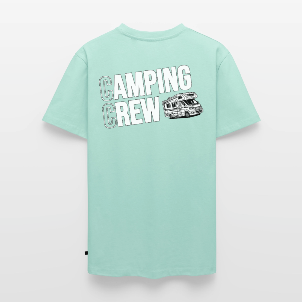 Wohnmobil Camping Crew - Herren Camping T-Shirt - Rückendruck - Mint