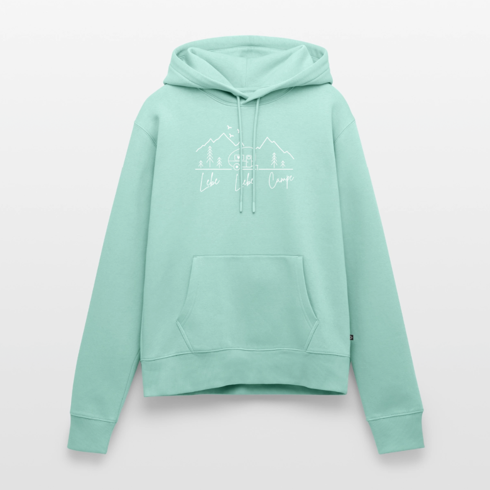SPOD - Lebe Liebe Campe - Damen Camping Hoodie - Mint