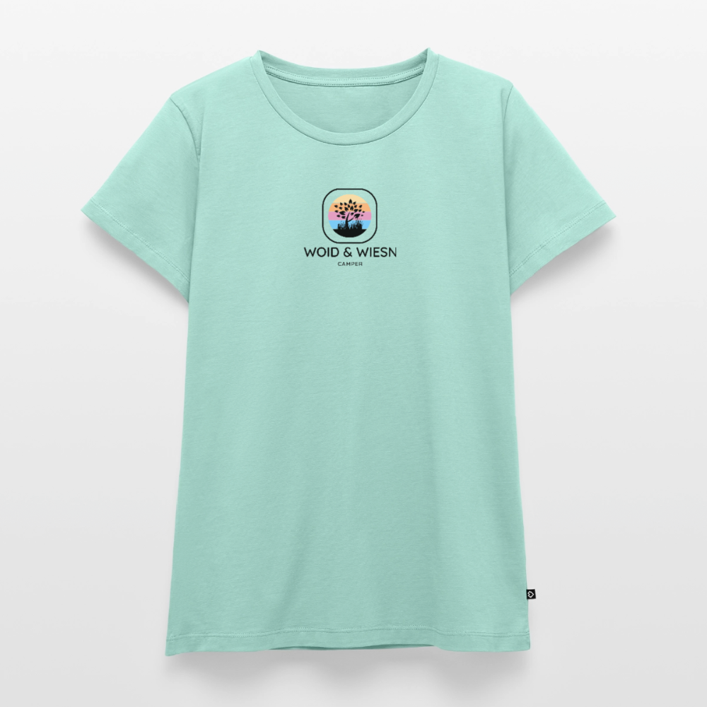 Woid & Wiesn Camper - Damen Camping Hoodie - Mint