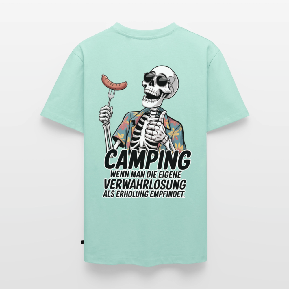 Camping Verwahrlosung - Herren Camping T-Shirt - Mint