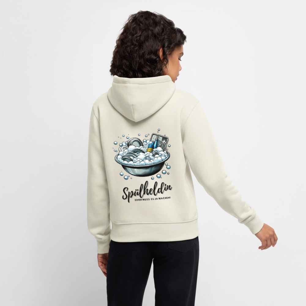SPOD - Spülheldin - Damen Camping Hoodie - Naturweiß