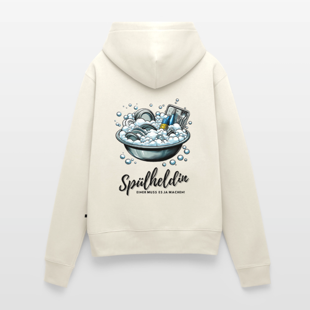 SPOD - Spülheldin - Damen Camping Hoodie - Naturweiß