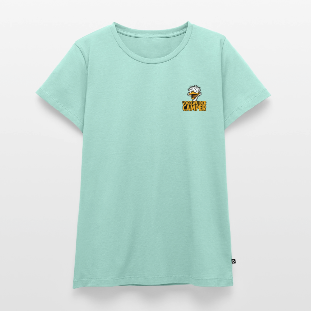 Vogelwuider Camper - Damen Camping T-Shirt - Mint