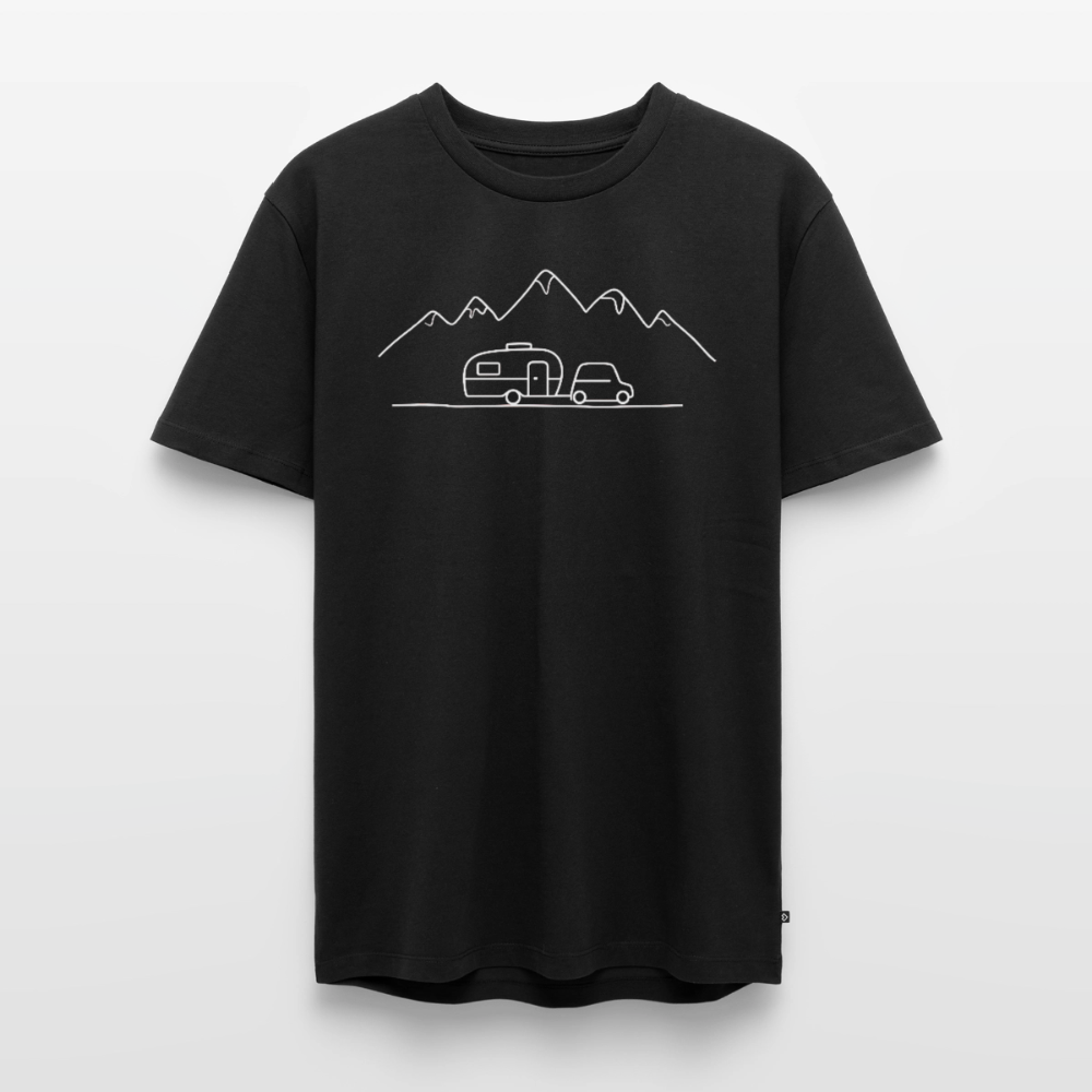 Keep it simple - Herren Camping T-Shirt - Schwarz