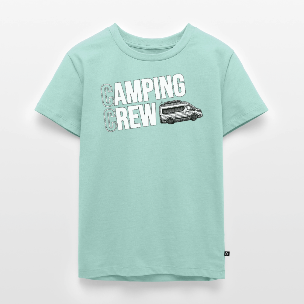 Vanlife Camping Crew - Kinder Camping T-Shirt - Mint