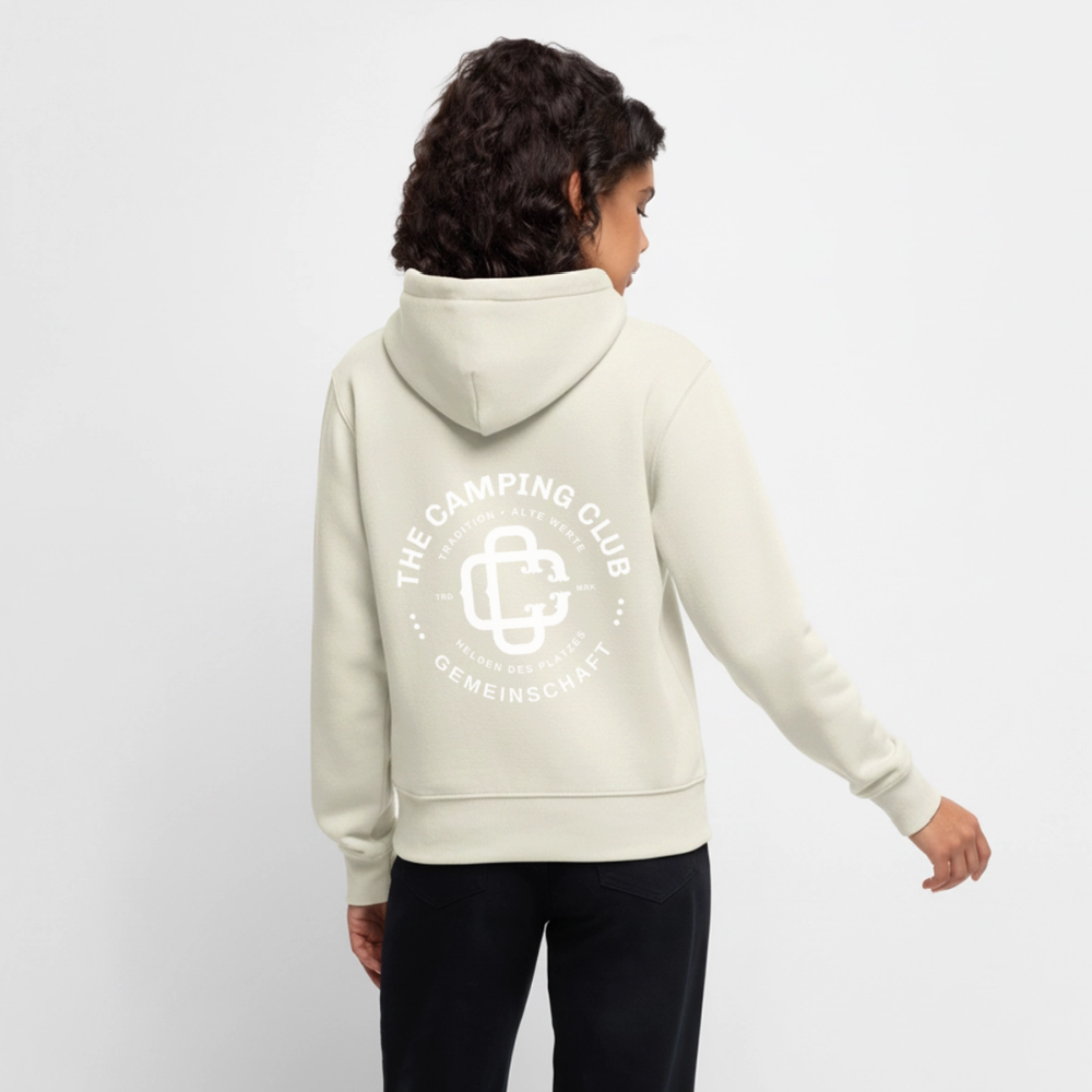 SPOD - Camping Club - Damen Camping Hoodie - Naturweiß