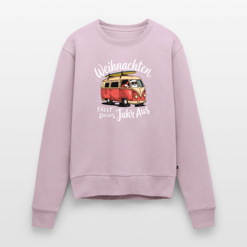 Kein Weihnachten - Damen Camping Sweatshirt - Altrosa