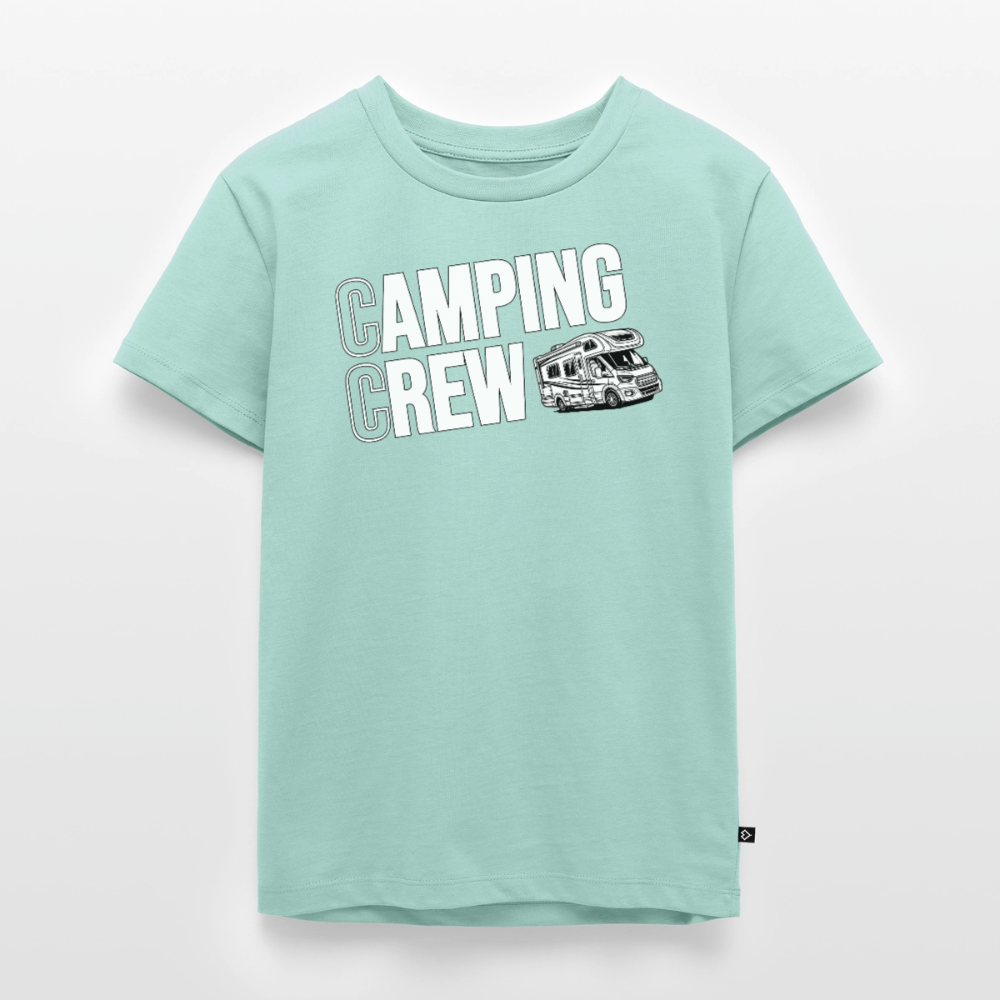 Wohnmobil Camping Crew - Kinder Camping T-Shirt - Mint