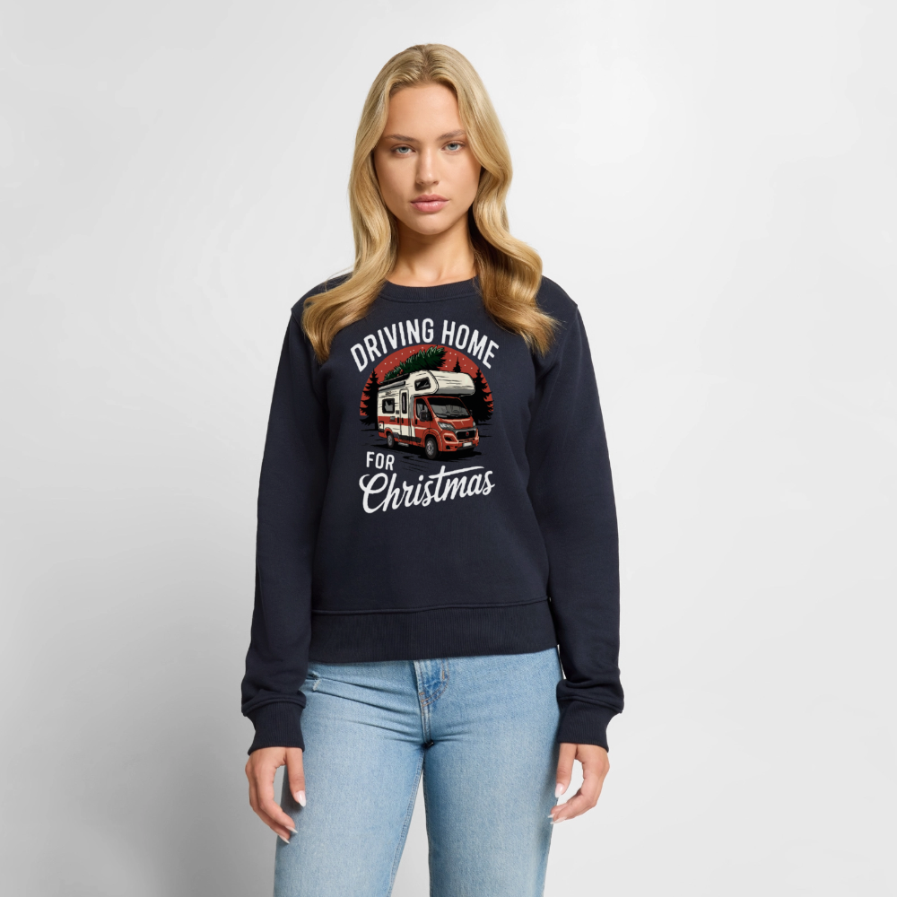 Driving Home - Damen Camping Sweatshirt - Navy