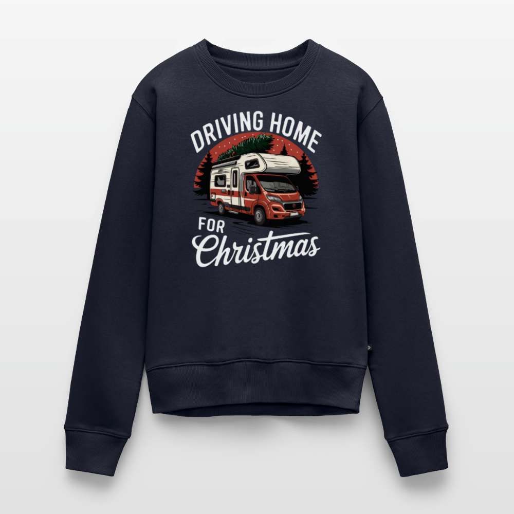 Driving Home - Damen Camping Sweatshirt - Navy