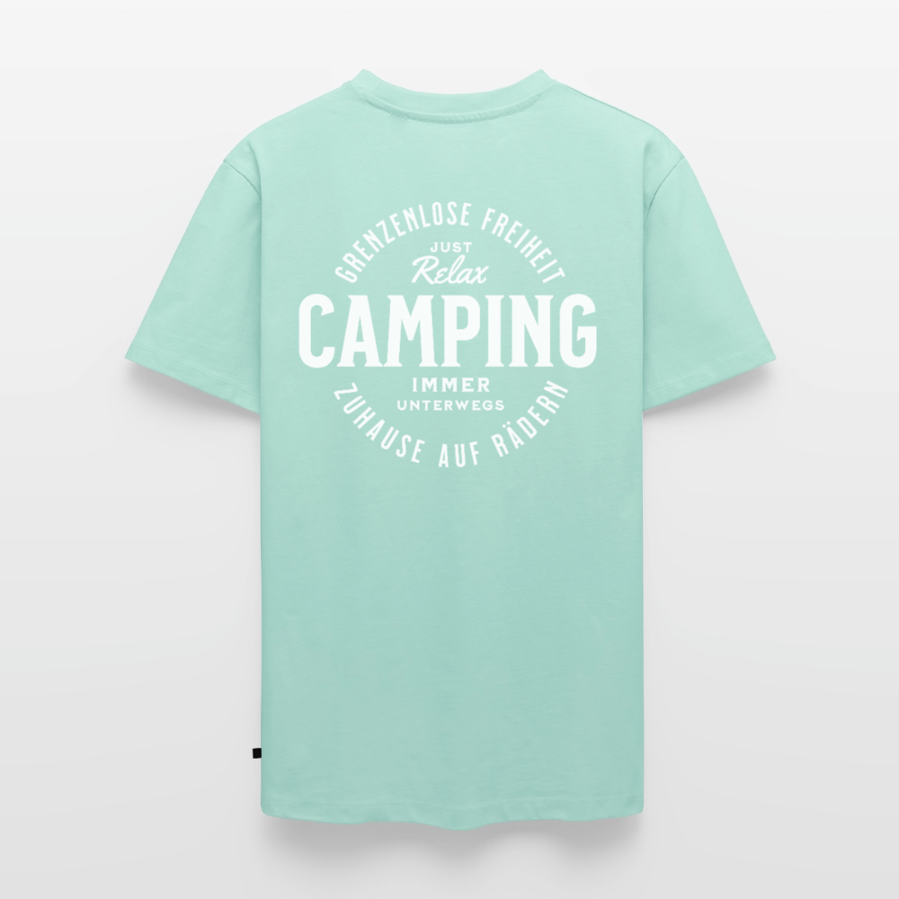 Grenzenlose Freiheit - Herren Camping T-Shirt - Mint