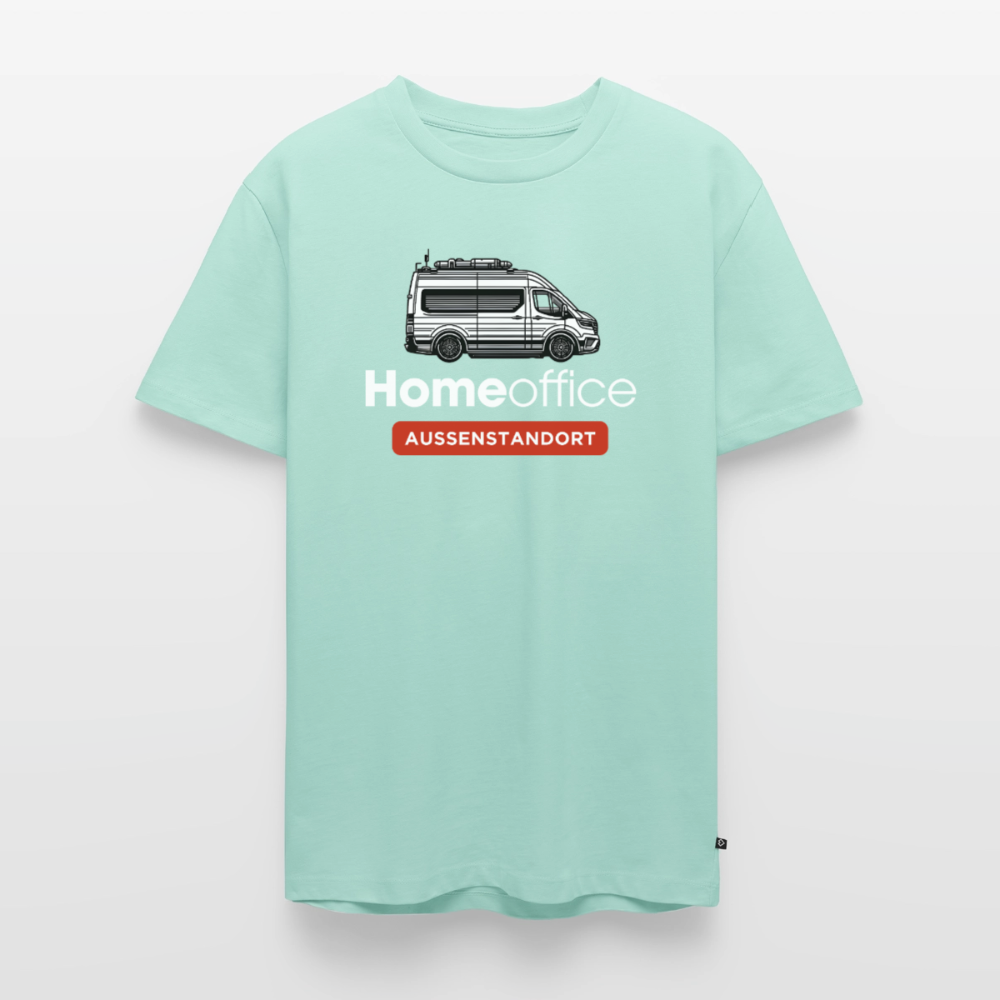 Vanlife Homeoffice - Herren Camping T-Shirt - Mint