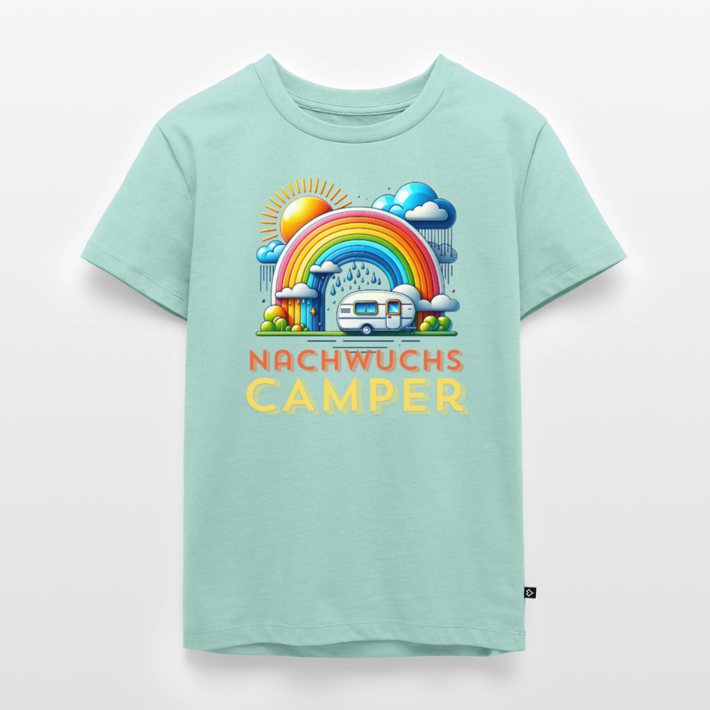 Nachwuchs Camper - Kinder Camping T-Shirt - Mint