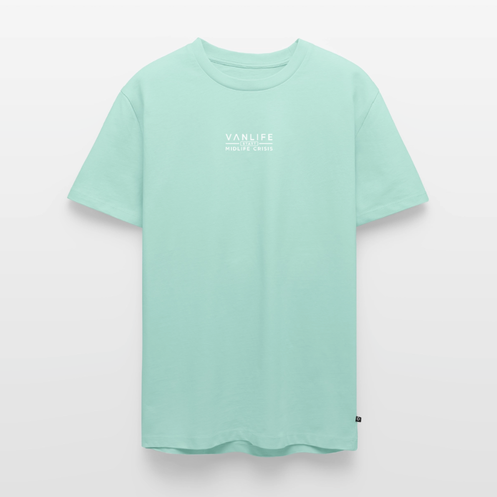 Vanlife statt Midlife Crisis - Herren Camping T-Shirt - Mint