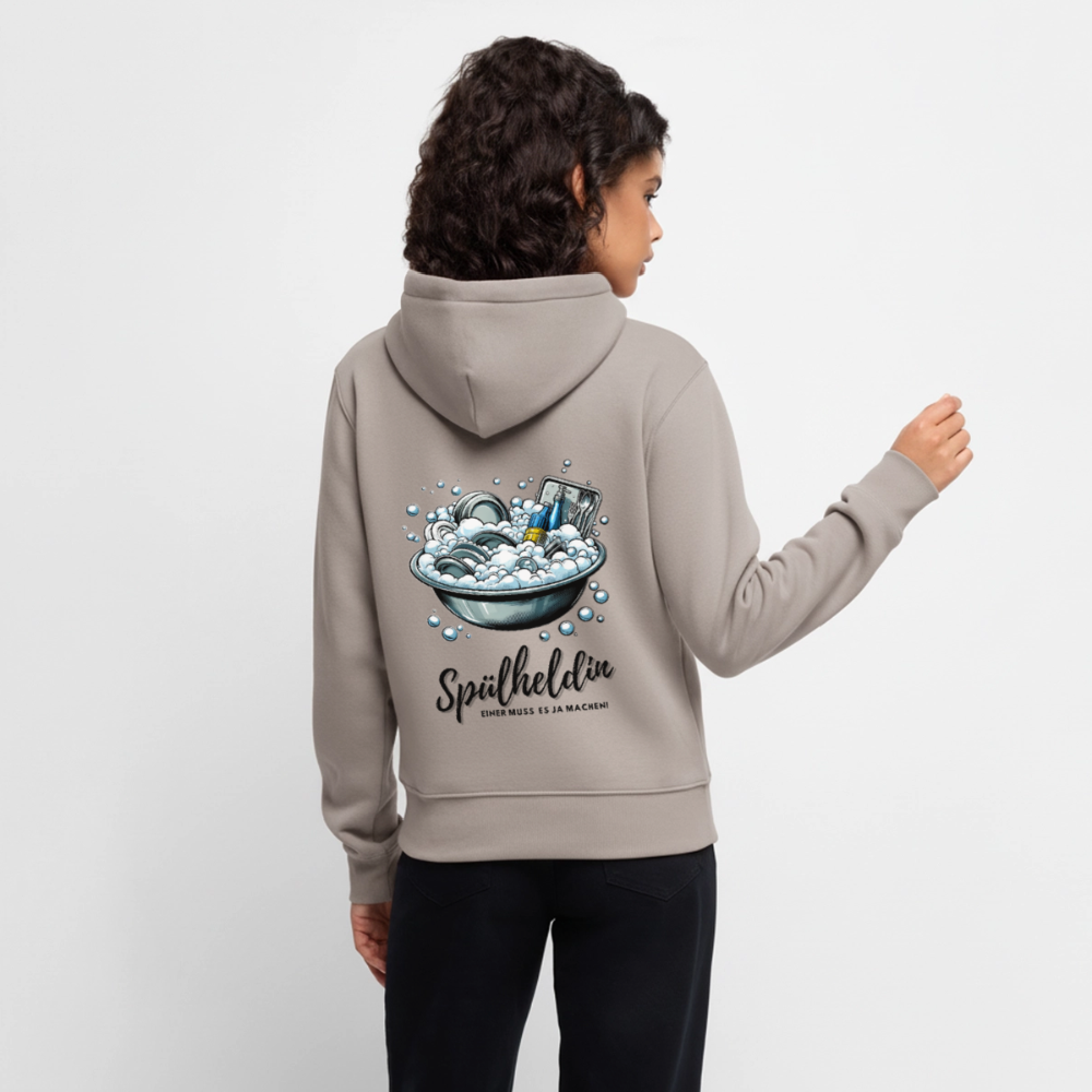 SPOD - Spülheldin - Damen Camping Hoodie - Taupe