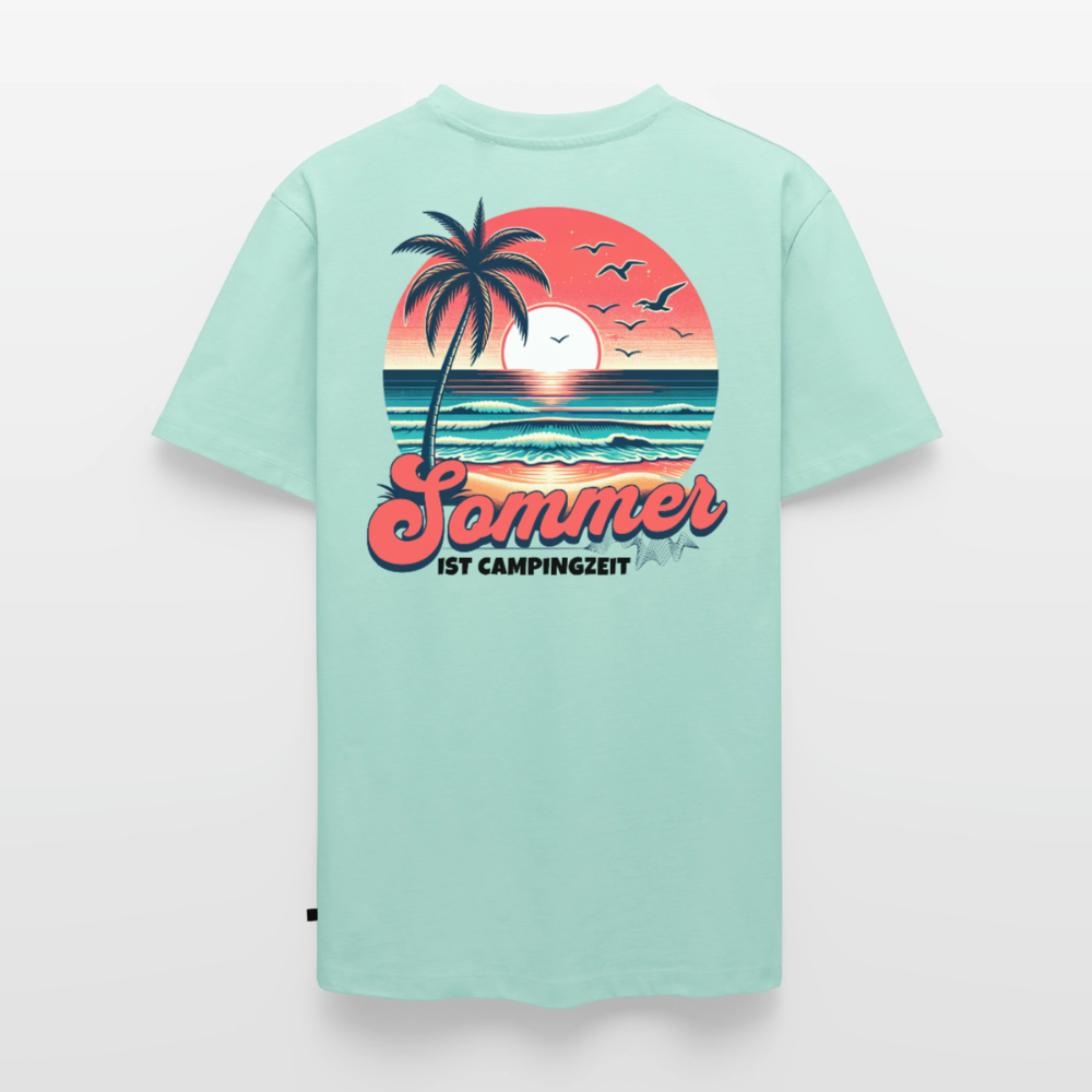 Sommer Campingzeit - Herren Camping T-Shirt - Mint