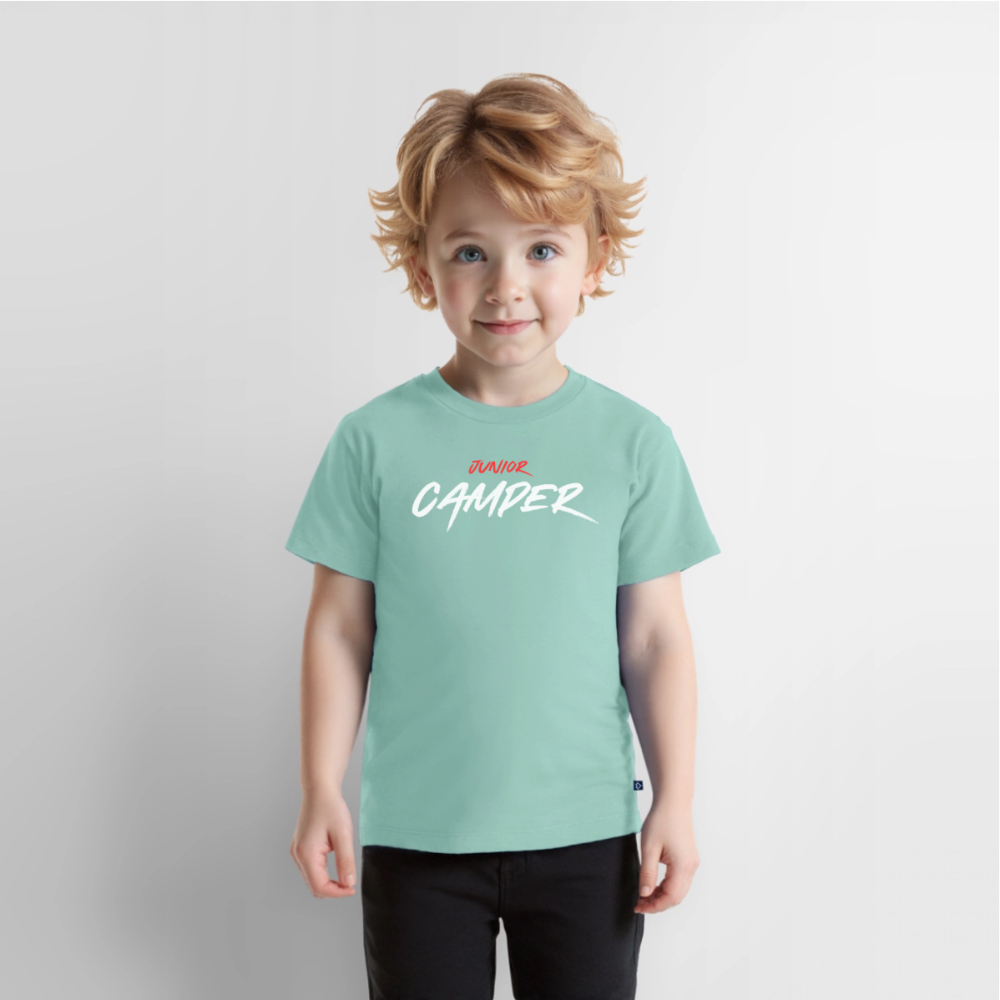 Junior Camper - Kinder Camping T-Shirt - Mint