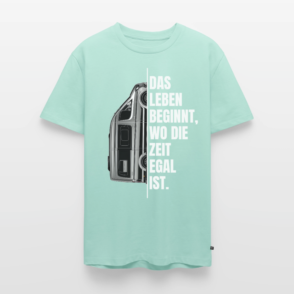 Camping ist Zeitlos - Herren Camping T-Shirt - Vanlife - Mint