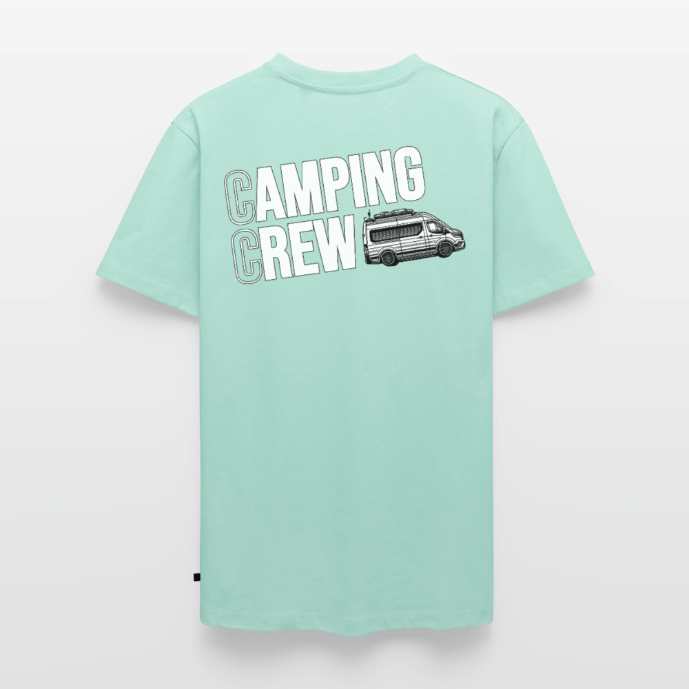 Vanlife Camping Crew - Herren Camping T-Shirt - Rückendruck - Mint