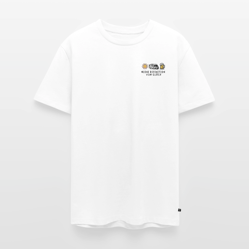 Definition von Glück - Herren Camping T-Shirt - Wohnmobil